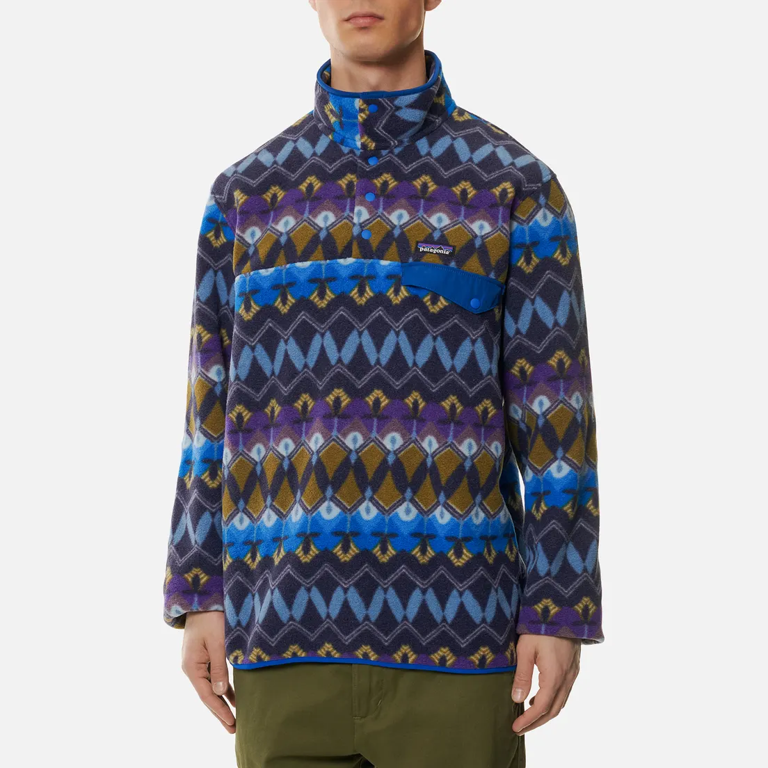 Patagonia Мужская толстовка Synchilla Snap-T Fleece
