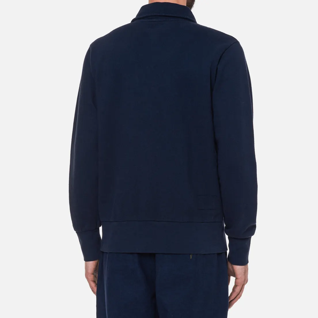 Universal Works Мужская толстовка Half Zip Dry Handle Loopback