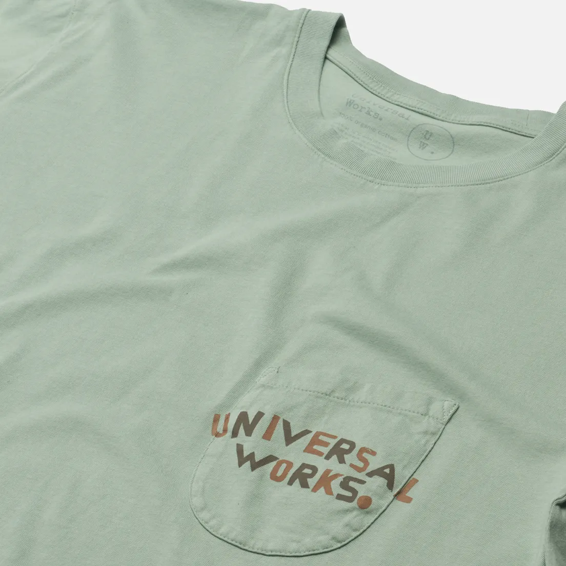 Universal Works Мужская футболка Print Pocket Organic Jersey
