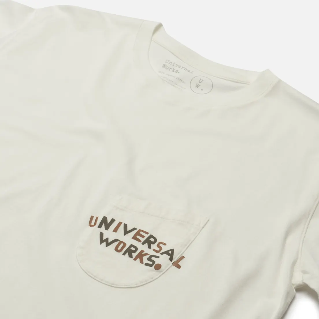 Universal Works Мужская футболка Print Pocket Organic Jersey