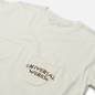Мужская футболка Universal Works Print Pocket Organic Jersey Ecru фото - 1