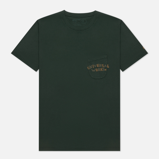 Мужская футболка Universal Works Print Pocket Organic Jersey Forest Green