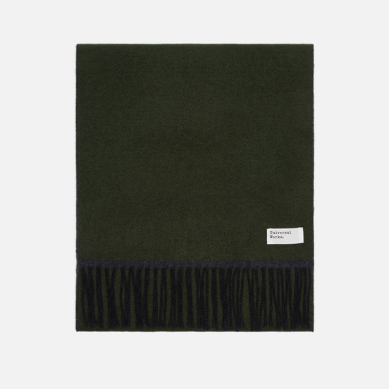 Шарф Universal Works Double Sided Olive/Charcoal