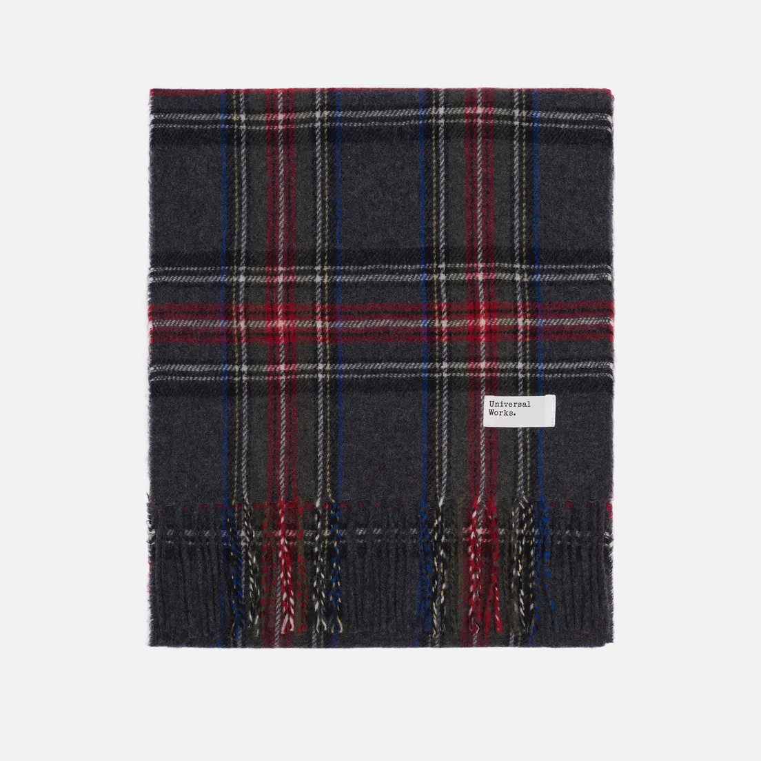 Universal Works Шарф Tartan Wool