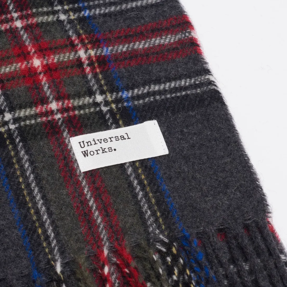 Universal Works Шарф Tartan Wool