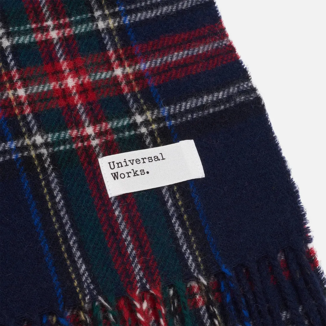 Universal Works Шарф Tartan Wool