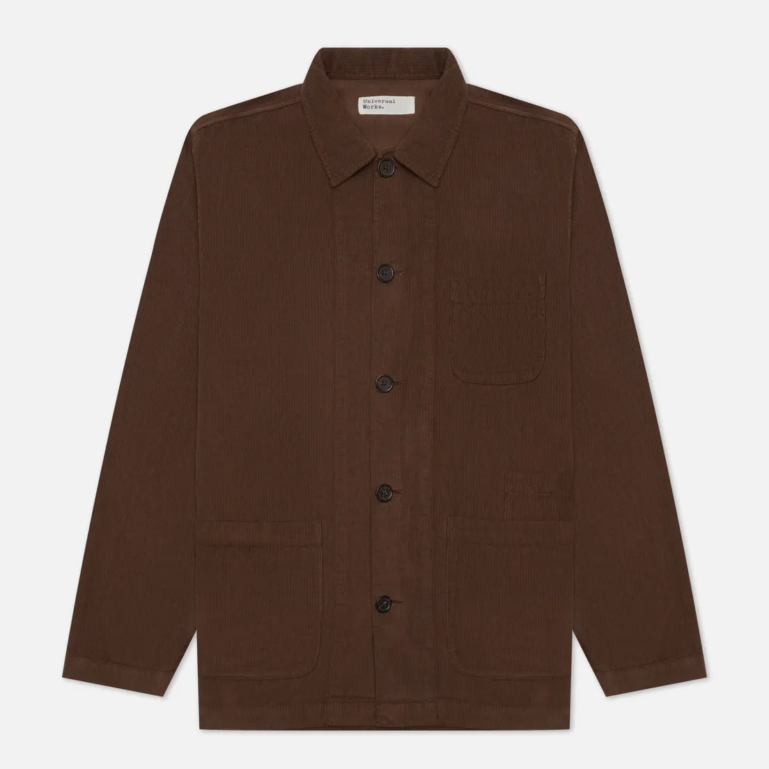 Universal Works Мужская рубашка Bakers Overshirt Fine Cord