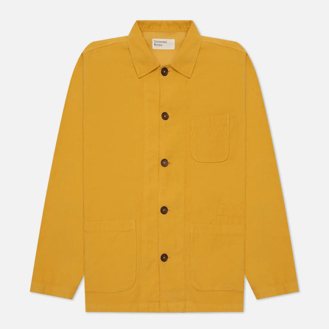 Universal Works Мужская рубашка Bakers Overshirt Fine Cord