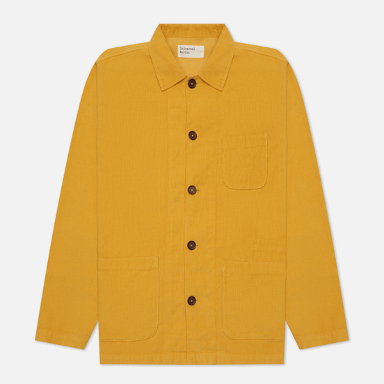 Мужская рубашка Universal Works Bakers Overshirt Fine Cord Mustard