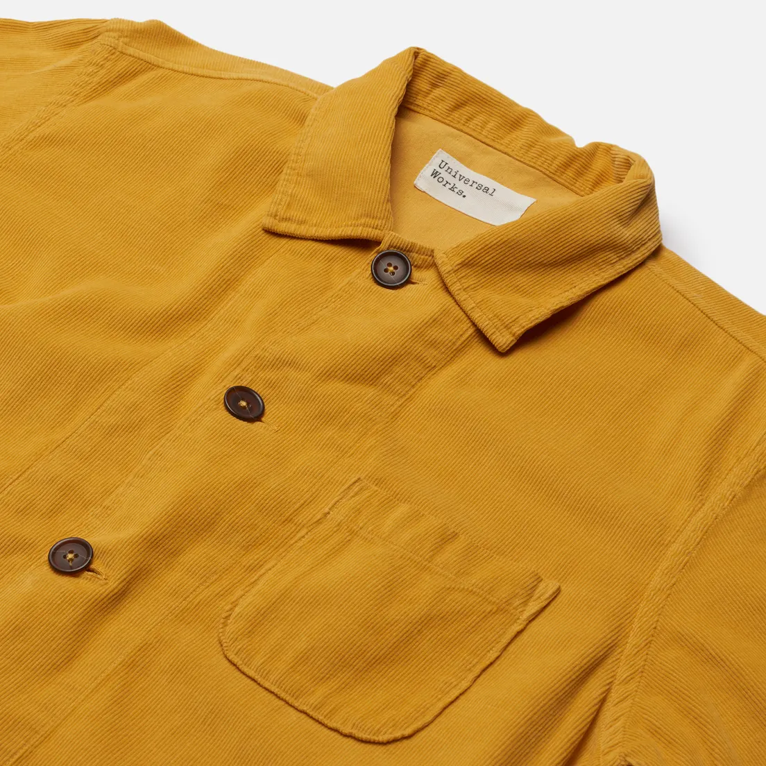Universal Works Мужская рубашка Bakers Overshirt Fine Cord