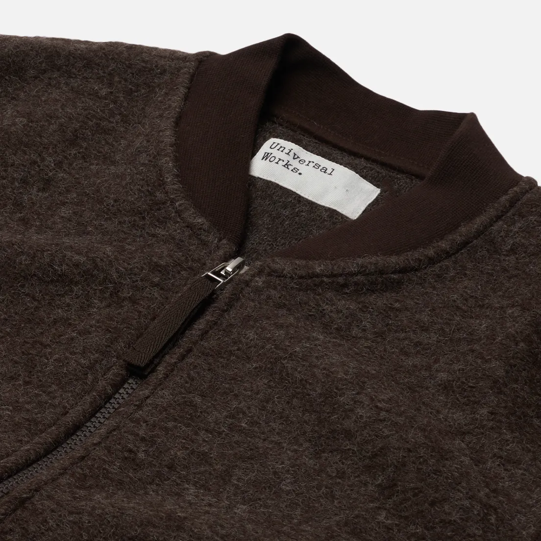 Universal Works Мужской жилет Zip Wool Fleece