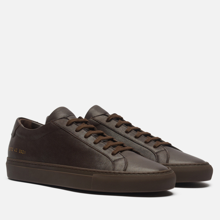 Мужские кроссовки Common Projects Achilles Premium, цвет коричневый, размер 42 EU