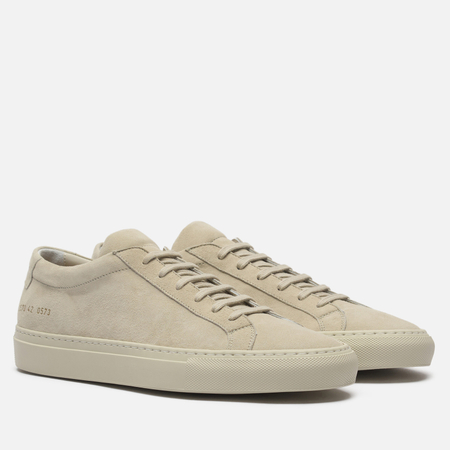 Мужские кроссовки Common Projects Achilles Premium Suede, цвет серый, размер 42 EU