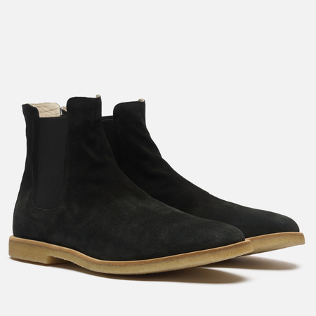 Мужские ботинки Common Projects Chelsea Suede, цвет чёрный, размер 43 EU