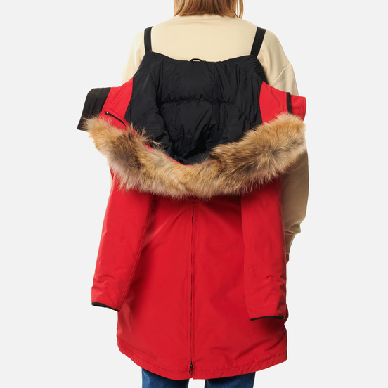 Женская куртка парка Canada Goose Rossclair Red