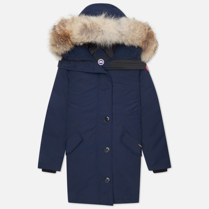 Женская куртка парка Canada Goose, цвет синий, размер S