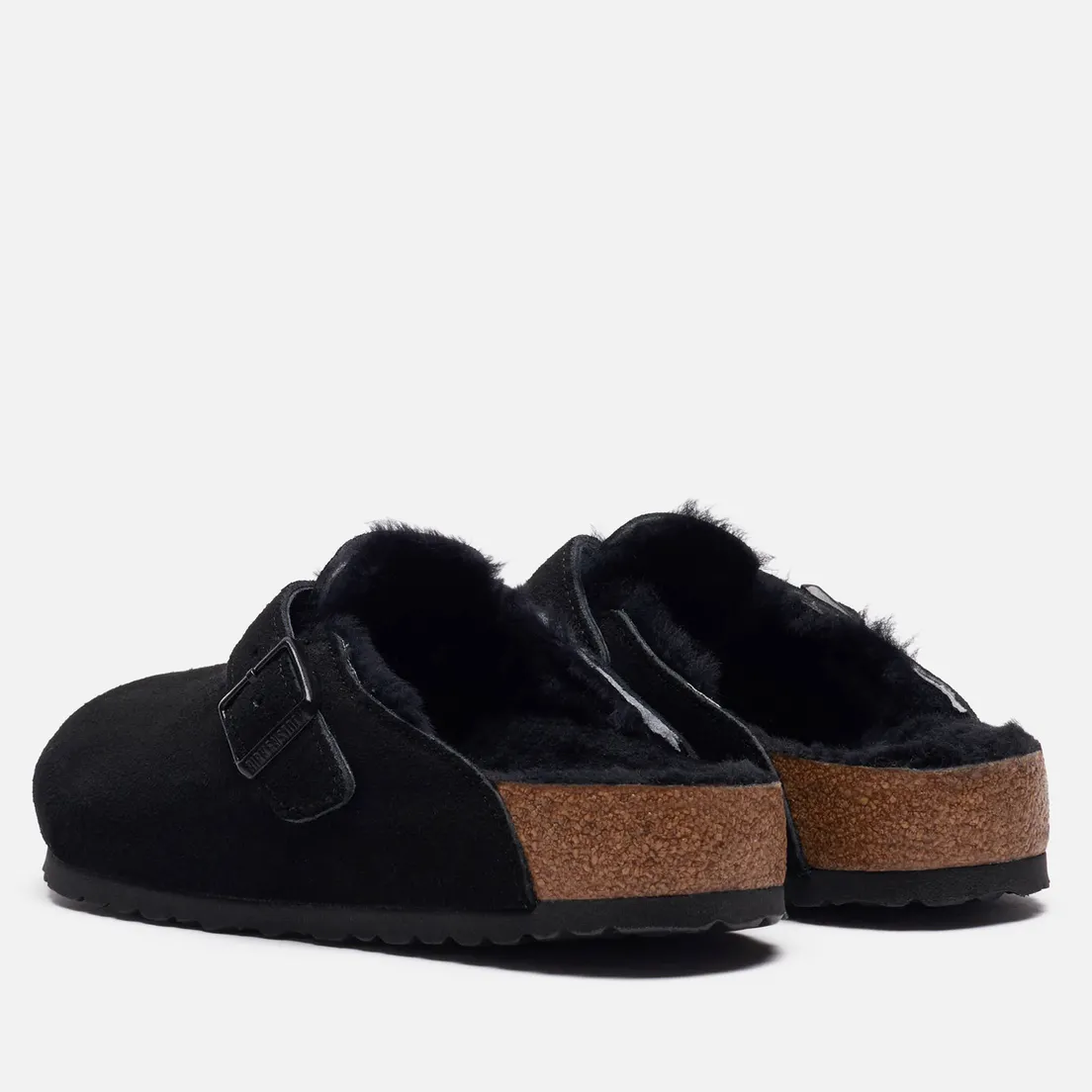 Birkenstock Мужские сандалии Boston Suede Shearling