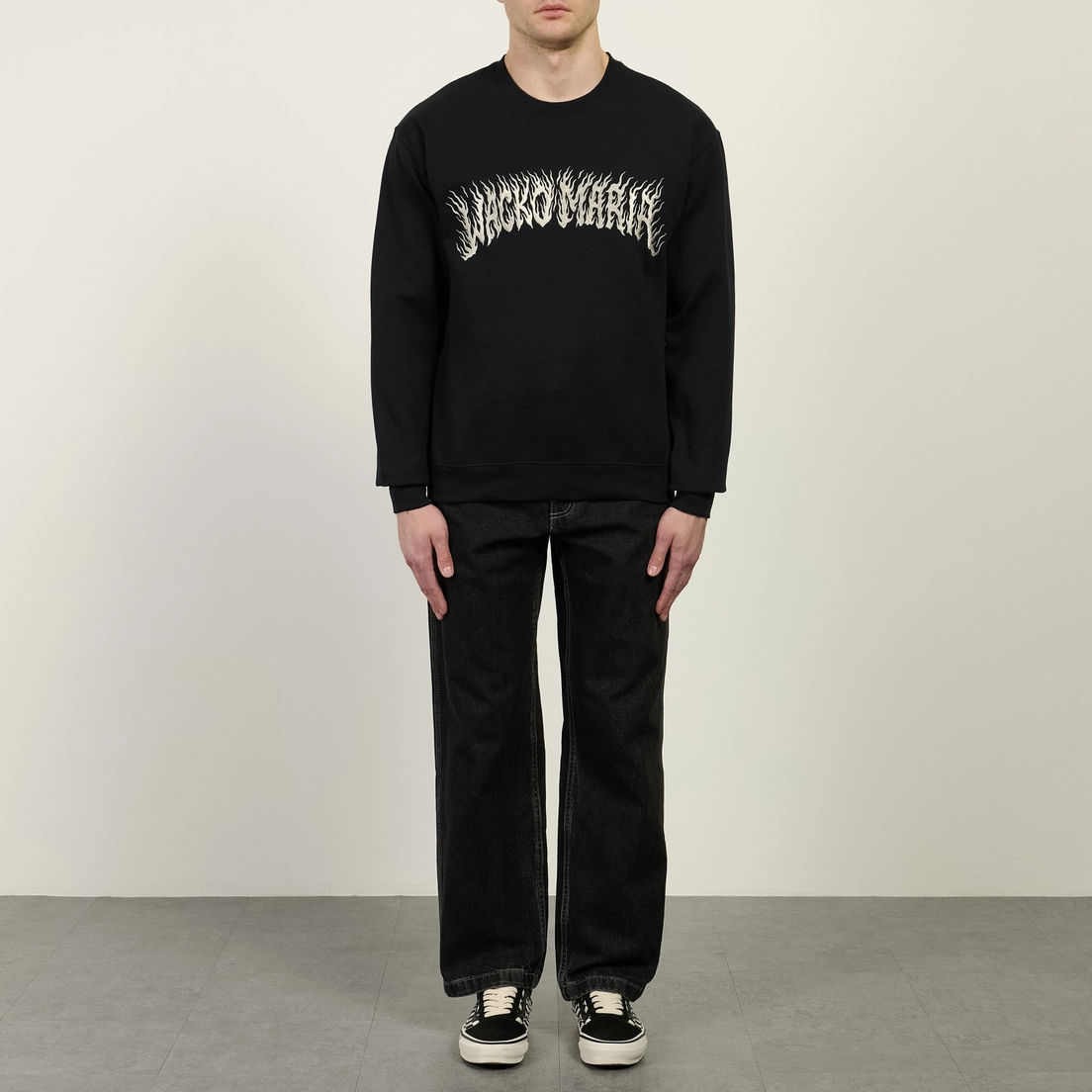 WACKO MARIA Мужская толстовка Tim Lehi Crew Neck Type 2