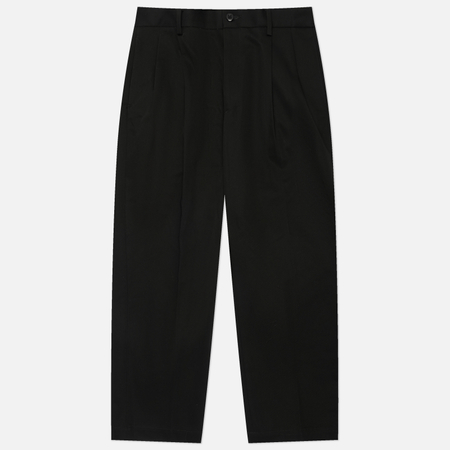 Мужские брюки WACKO MARIA Double Pleated Chino Type 1, цвет чёрный, размер XL