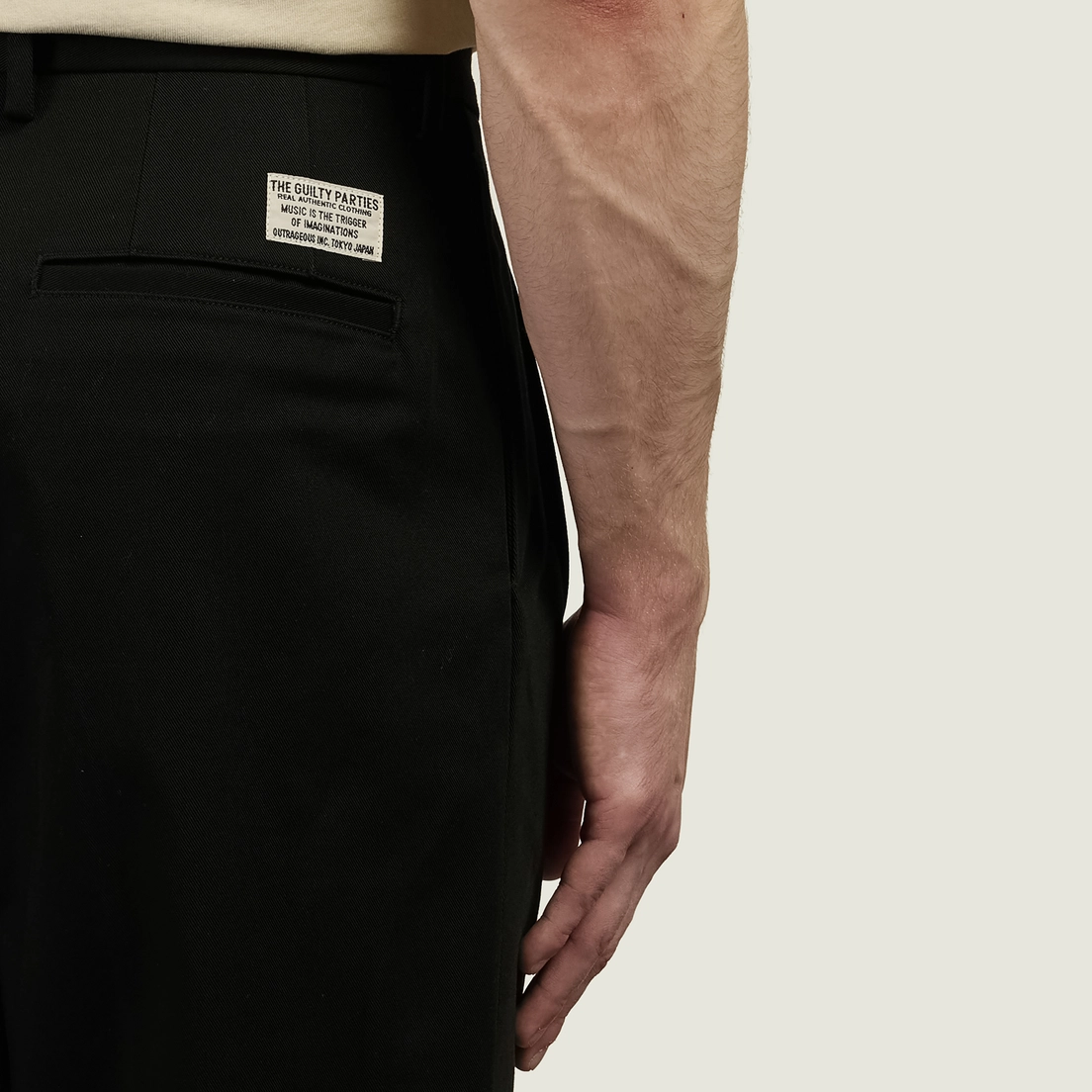 WACKO MARIA Мужские брюки Double Pleated Chino Type 1