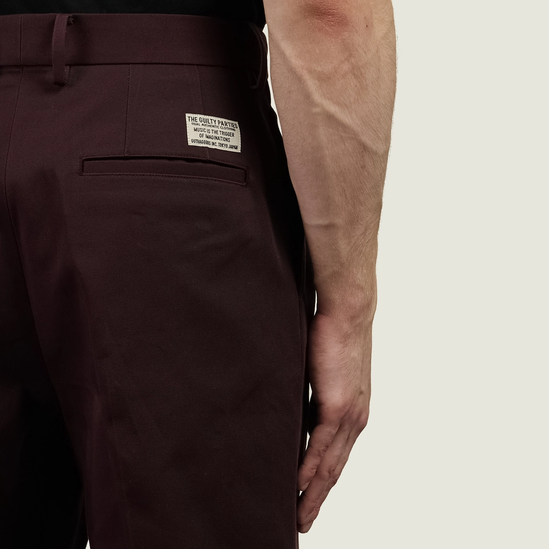 WACKO MARIA Мужские брюки Double Pleated Chino Type 1