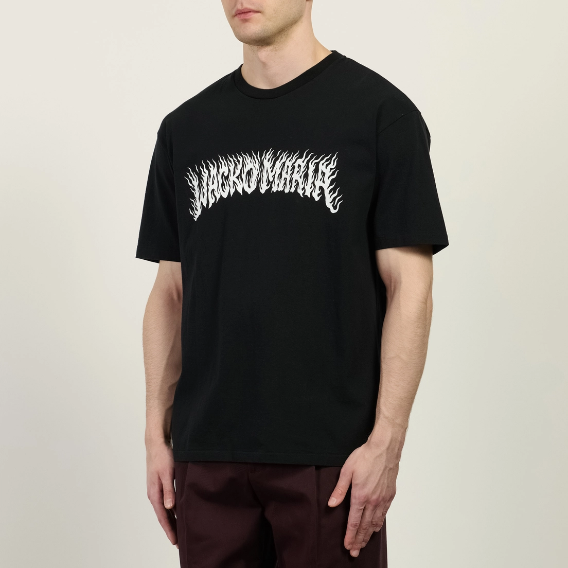 WACKO MARIA Мужская футболка Tim Lehi Washed Heavy Weight Crew Neck Type 2