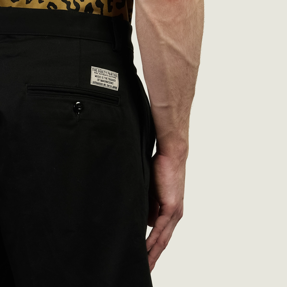 WACKO MARIA Мужские шорты Double Pleated Chino