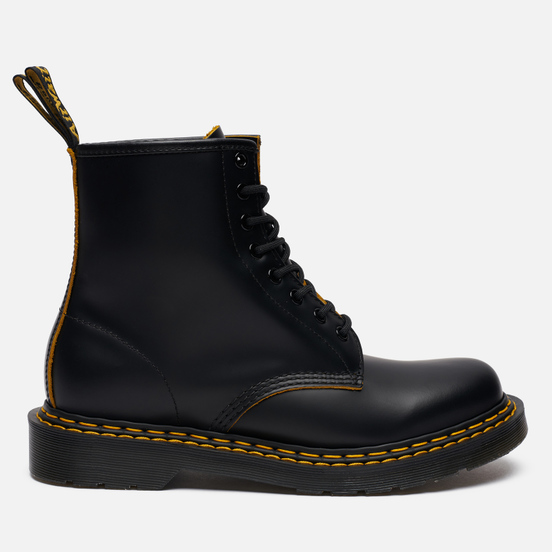Ботинки Dr. Martens 1460 8 Eye Double Stitch Black/Yellow
