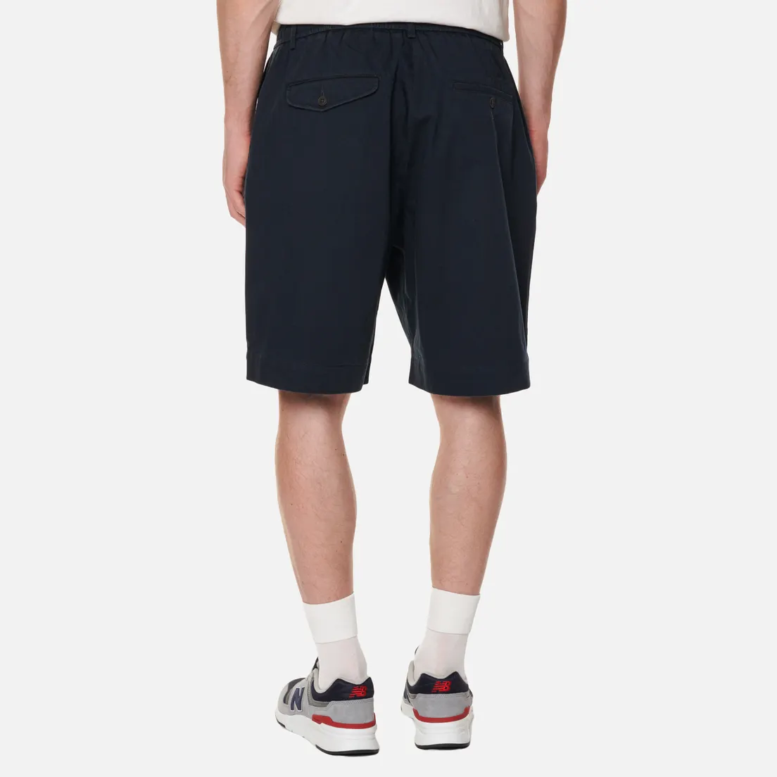 Universal Works Мужские шорты Pleated Track Twill