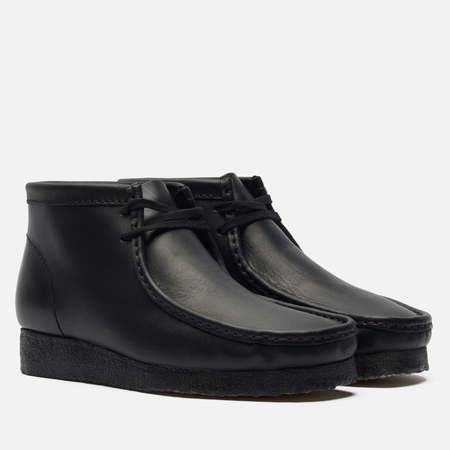 Мужские ботинки Clarks Originals Wallabee Boot, цвет чёрный, размер 44 EU