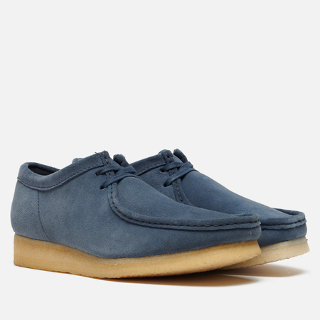 Мужские ботинки Clarks Originals Wallabee цвет синий размер 46 EU 11830₽