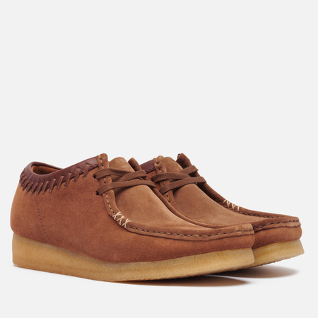 Мужские ботинки Clarks Originals Wallabee цвет коричневый размер 45 EU 13650₽