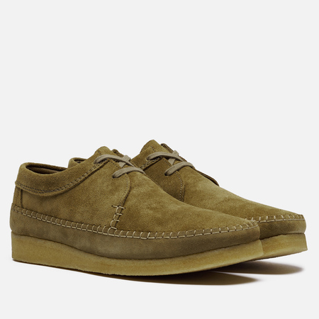 Мужские ботинки Clarks Originals Weaver цвет оливковый размер 46 EU 11830₽