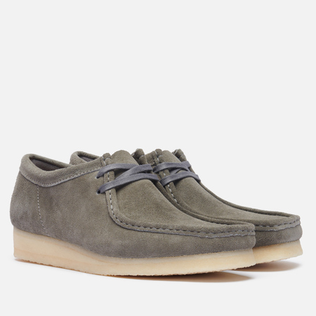   Brandshop Мужские ботинки Clarks Originals Wallabee, цвет серый, размер 46 EU