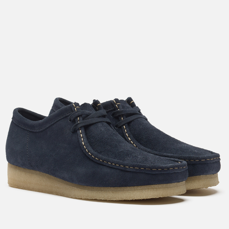 Мужские ботинки Clarks Originals Wallabee, цвет синий, размер 45 EU
