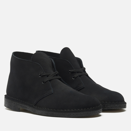 Мужские ботинки Clarks Originals Desert Boot, цвет чёрный, размер 44.5 EU