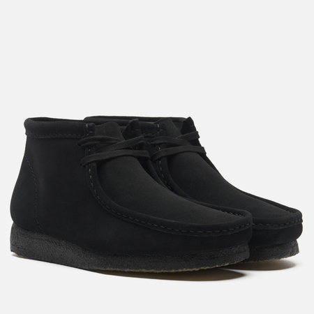Мужские ботинки Clarks Originals Wallabee Boot, цвет чёрный, размер 41 EU