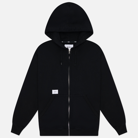 Мужская толстовка WTAPS Throwdy Zip Hoodie, цвет чёрный, размер L (W)Taps
