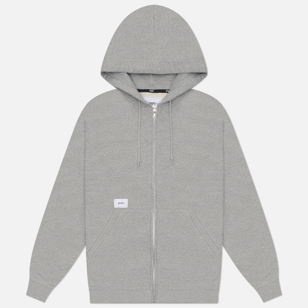 Мужская толстовка WTAPS Throwdy Zip Hoodie, цвет серый, размер L (W)Taps