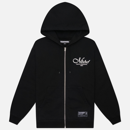 Мужская толстовка Neighborhood Staple Zip Hoodie, цвет чёрный, размер S