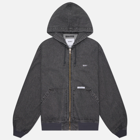 Мужская джинсовая куртка WTAPS D00M 14 Oz Denim, цвет чёрный, размер L (W)Taps