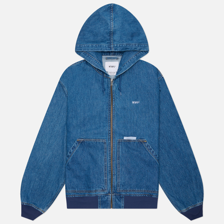 Мужская джинсовая куртка WTAPS D00M 14 Oz Denim, цвет синий, размер XL (W)Taps