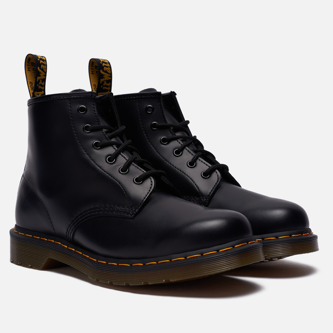 Ботинки Dr. Martens 101 Yellow Stitch Smooth