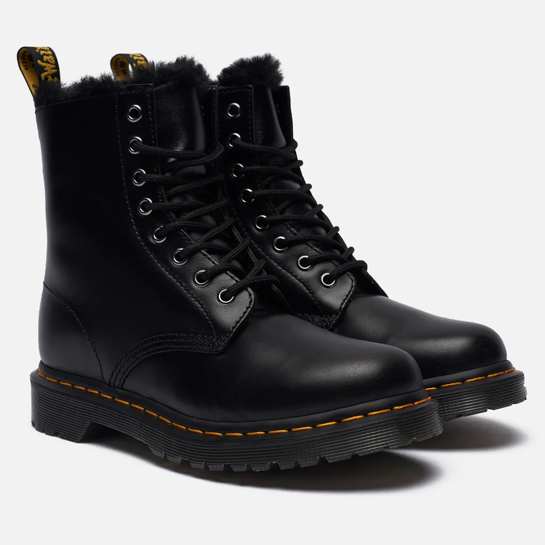 Dr. Martens Женские ботинки 1460 Serena 8 Eye Faux Fur