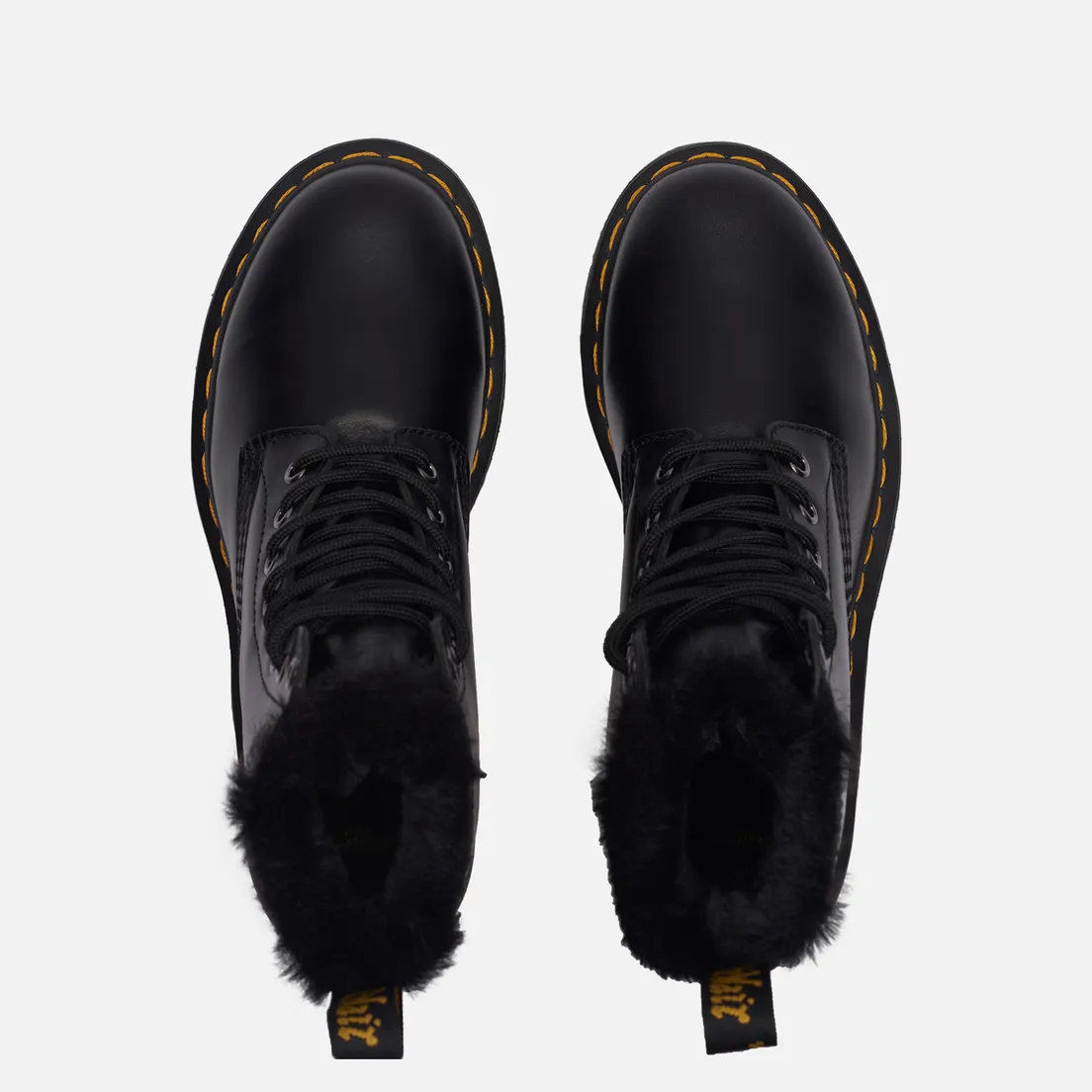 Dr. Martens Женские ботинки 1460 Serena 8 Eye Faux Fur