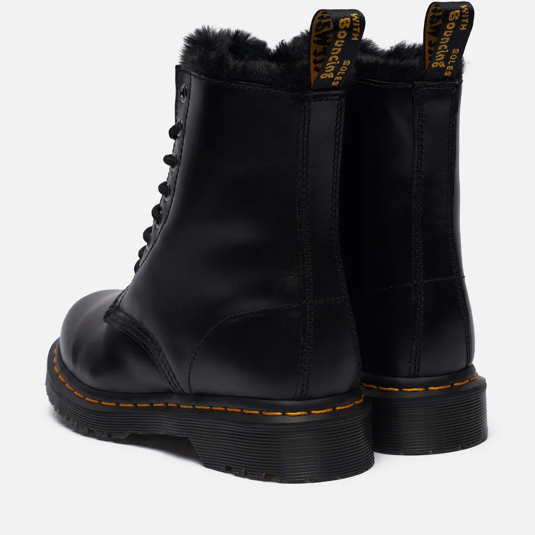 Dr. Martens Женские ботинки 1460 Serena 8 Eye Faux Fur