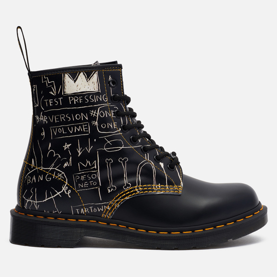 Мужские ботинки Dr. Martens x Jean-Michel Basquiat 1460 8 Eye Black/White
