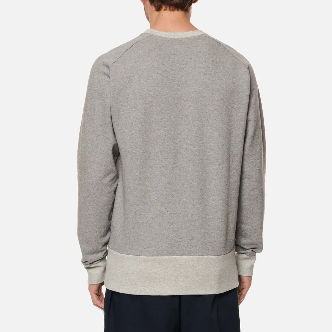 Universal Works Мужская толстовка Embroidered Mr K Crew Marl Fleece