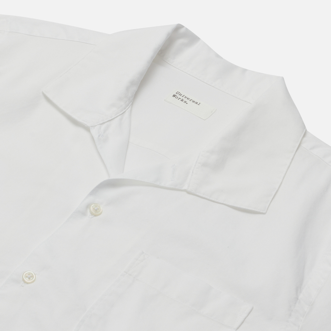 Universal Works Мужская рубашка Open Collar Oxford Organic Cotton