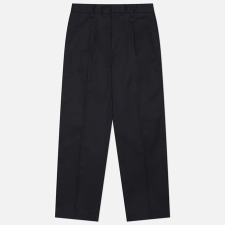 Мужские брюки WACKO MARIA x Dickies Pleated, цвет чёрный, размер S